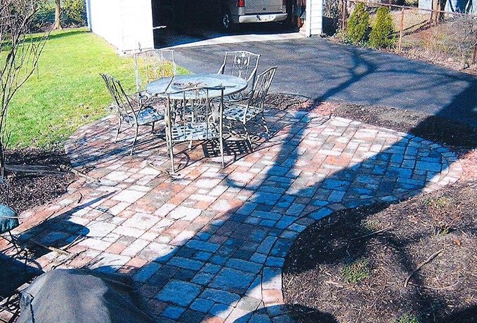 Patio and Walkways: Tumbled Paver
