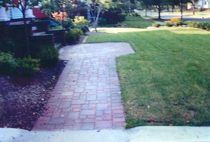 Patio and Walkways: Non Tumbled Pavers