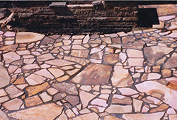 Patio and Walkways: Natural Stone Patio